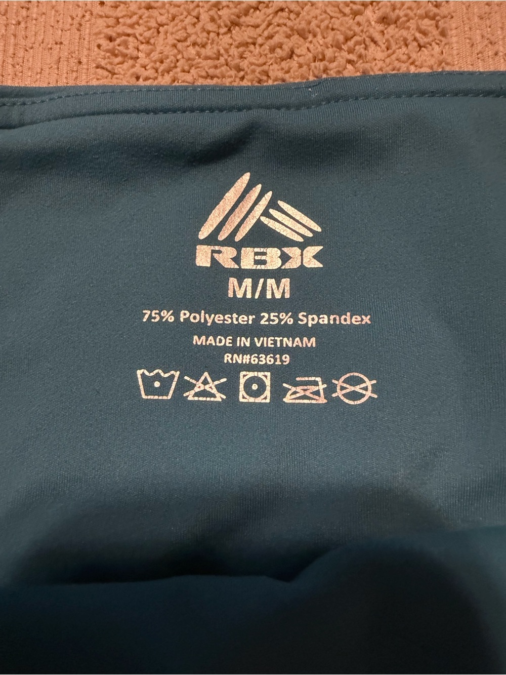 RBX Teal High-Rise Bike Shorts - Picture 2 of 3